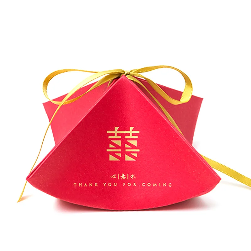 

50pcs/lot Chinese Style Wedding Candy Boxes Mariage Paper Chocolate Packaging Box Boite Gateau Mariage