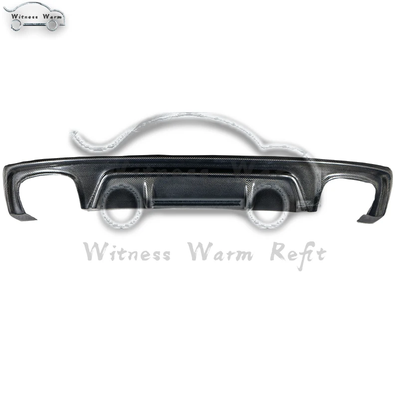 A4 B8.5 Spoiler Carbon Fiber Rear Bumper Diffuser Lip Spoiler For Audi Sport Sline And S4 Model 2013