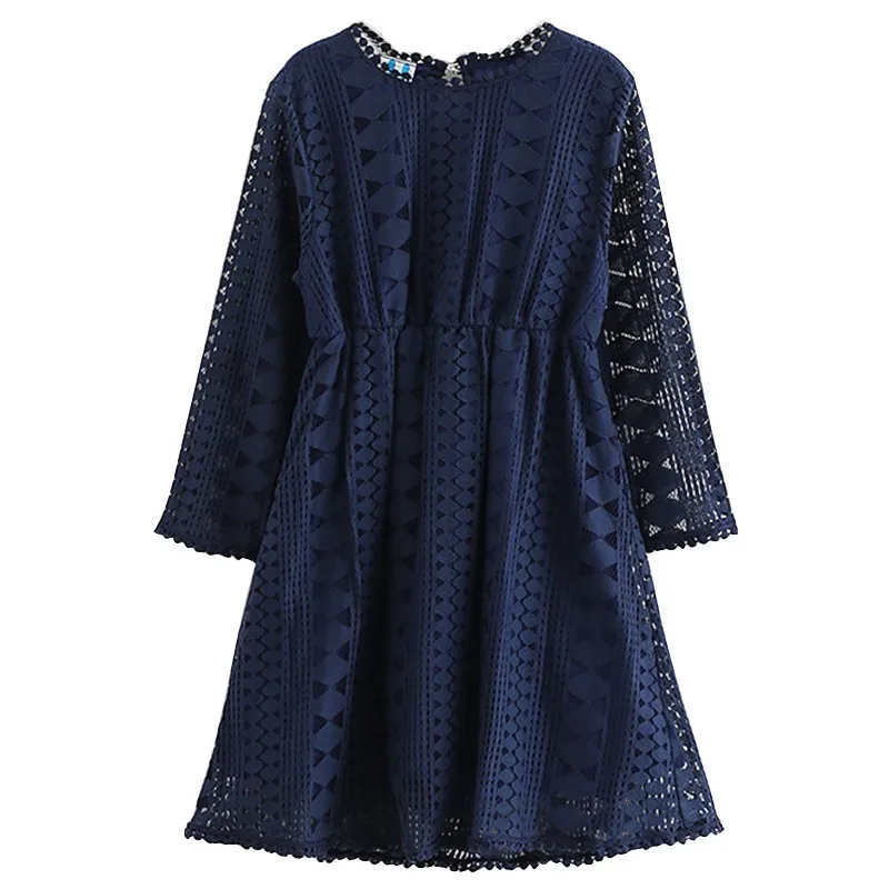 Весенние детские платья для подростков белые синие свадебные вечерние кружевное