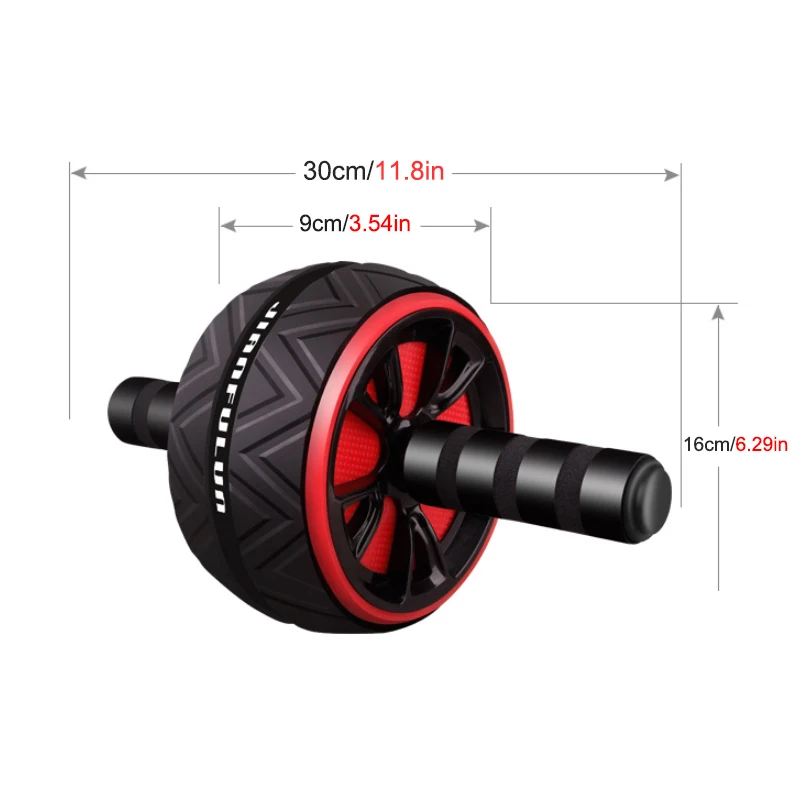 

Abdominal Roller Wheels Exercise Push-up Arm Mute Roller Muscles Trainer Home Gym Fitness Equipment Kneeling Pad Gift