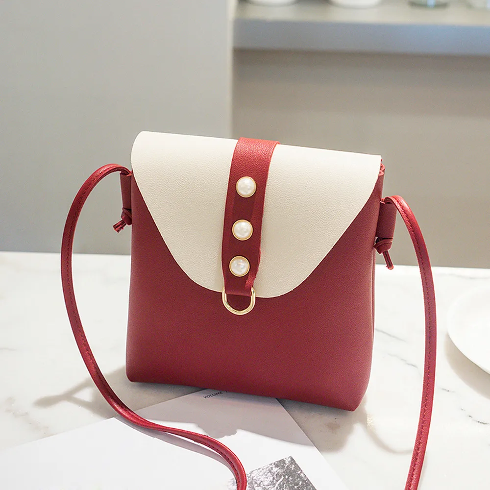 Женская сумка в стиле пэчворк жемчужный чехол через плечо для телефона монет