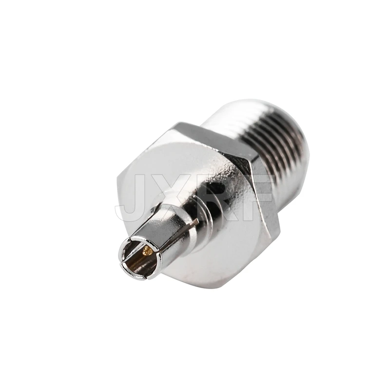 Коаксиальный адаптер JXRF гнездовой разъем SMA в штекер CRC9 прямой никелированный |