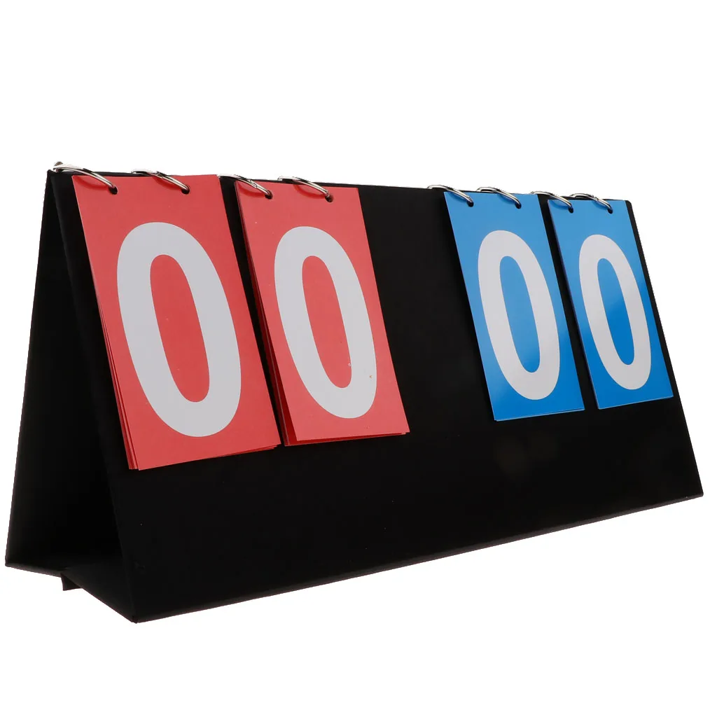 

4 Digital Portable Table Top Scoreboard for Basketball, Table Tennis