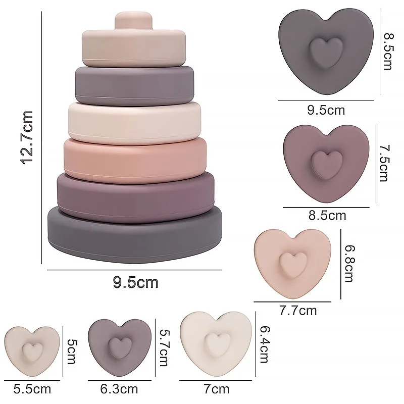 

TYRY.HU 1PC Children's Educational Stacking Toys For kids Montessori Funny Early Educational Baby Toys