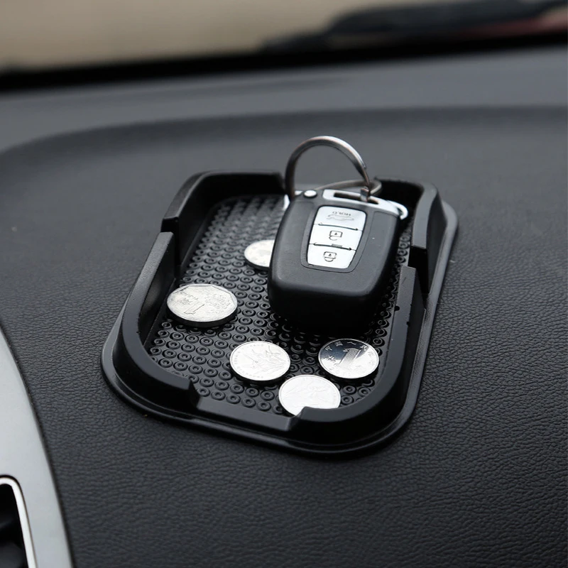 

Car Anti-slip Mats Sunscreen High Temperature Resistant Multi-function Rack Car Dashboard Mobile Phone Card Slot Storage Box