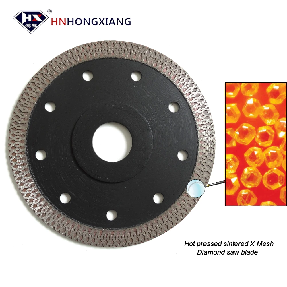 HNHONGXIANG алмазный режущий диск Сухой Влажной турбо пилы для гранитного мрамора