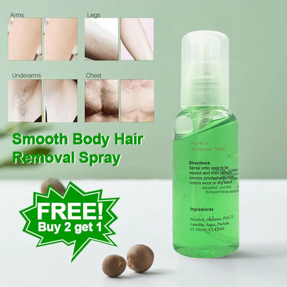 Очищающий гель для удаления волос спрей жидкого восковой натуральный