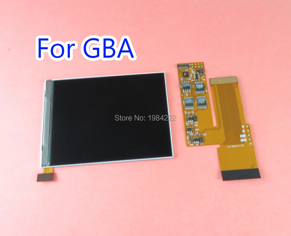 Для Nintendo Игровая приставка GBA сменный экран с подсветкой 10 уровней яркости ЖК