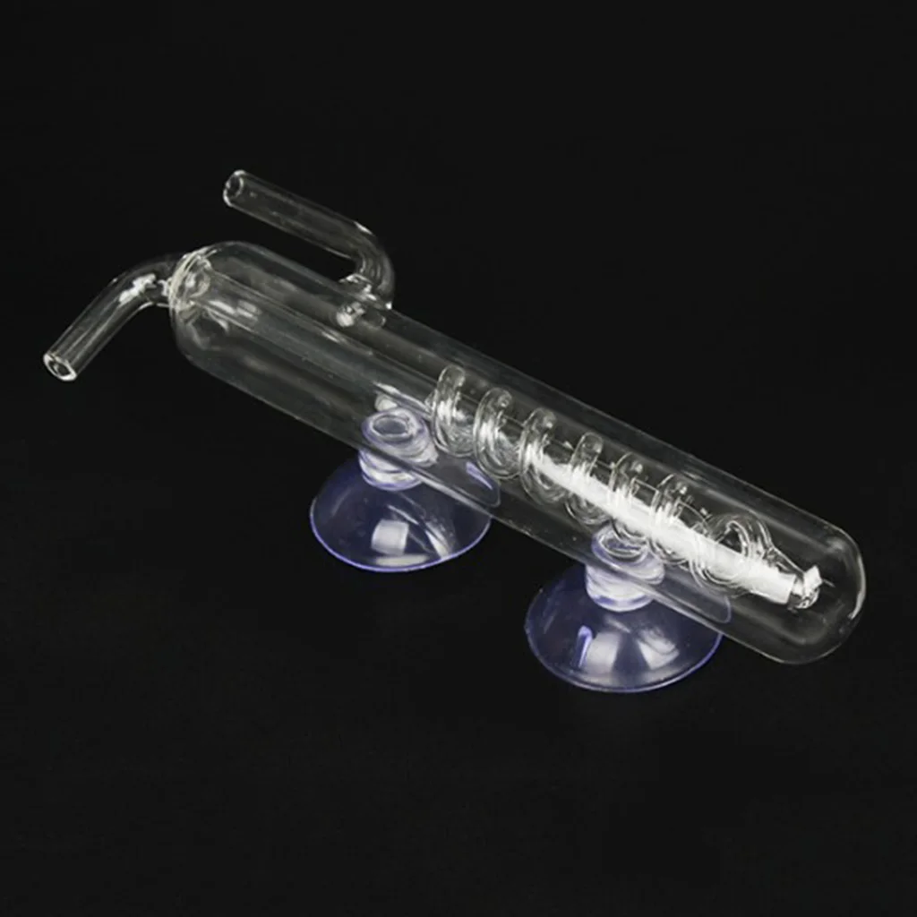 Стеклянный спиральный баллончик CO2 для аквариума диаметр 4 см |