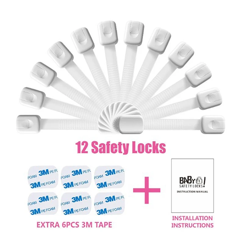 1 PCS Baby Kids Safety Cabinet Locks Children Drawer Cupboard Refrigerator Door Desk Plastic Protection Locking New | Мать и ребенок
