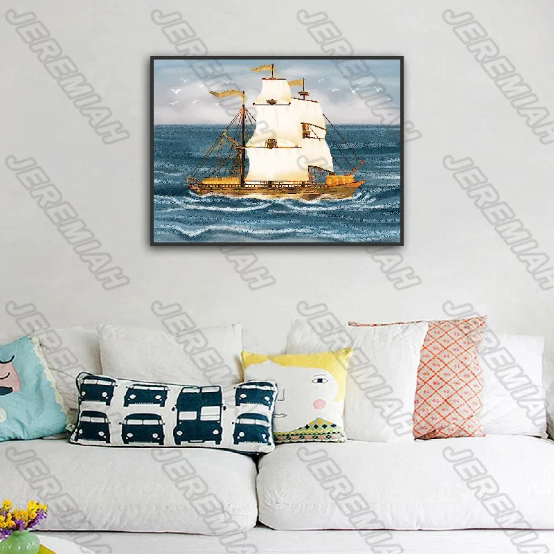 

Landscape Painting Waterproof Ink Canvas Painting Nordic Poster Print Picture Modern Home Decoration