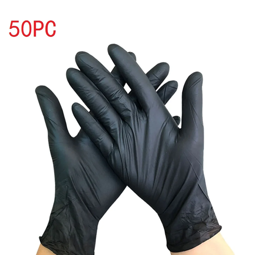

Главная 50/100 шт цвет: черный, синий Еда перчатки латексные перчатки одноразовые нитриловые рабочие перчатки для дома резиновые тату-Горячая ...