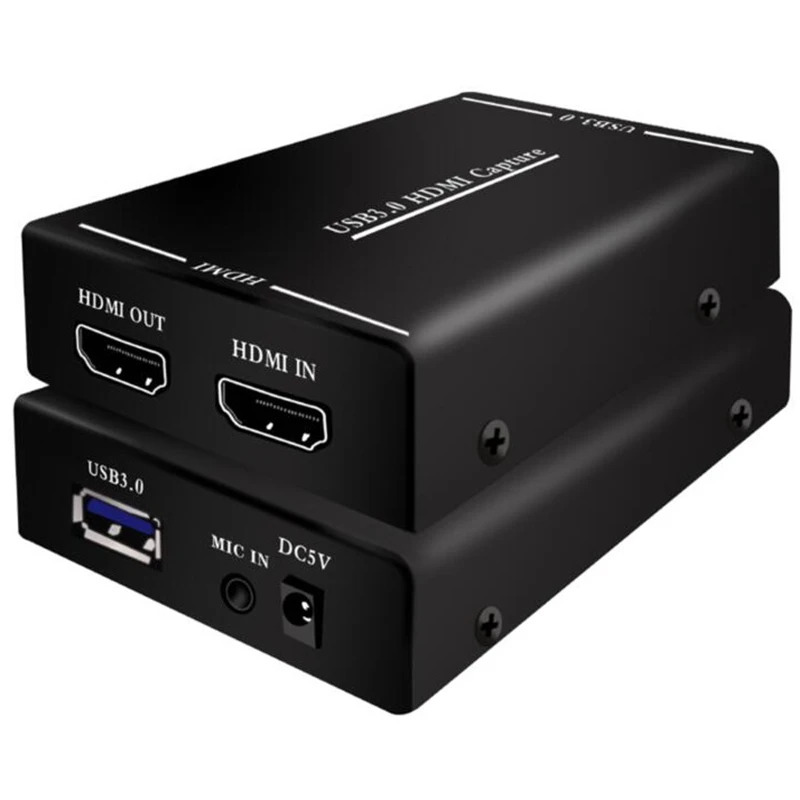 USB 3 0 HDMI захвата Карта видеозахвата адаптер Запись коробка Регистраторы для Windows 7