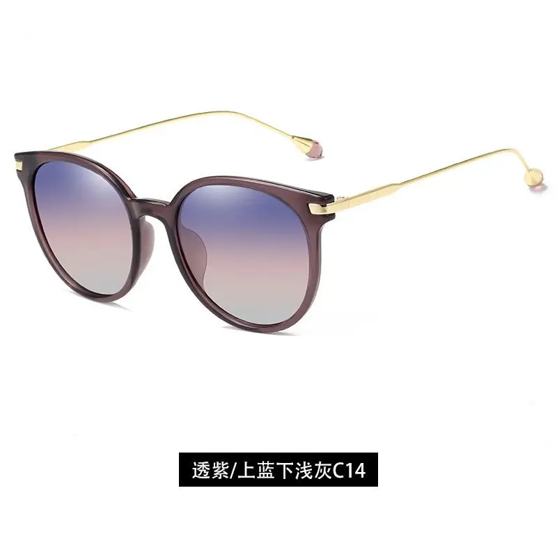 Женские и детские поляризационные солнцезащитные очки со стразами Модные ретро