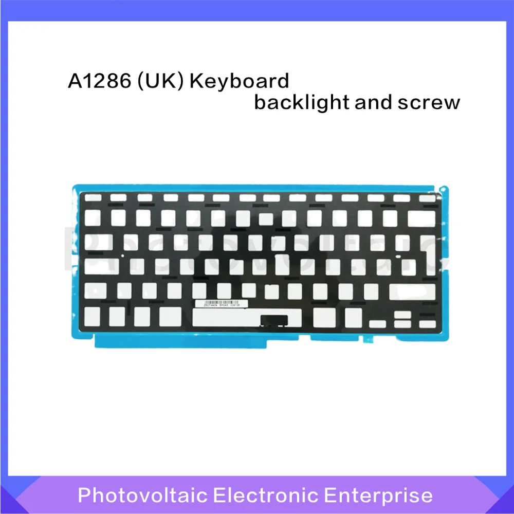 Новый ноутбук A1286 английская клавиатура для Apple Macbook Pro 15 &quotдюймов UK Клавиатура с
