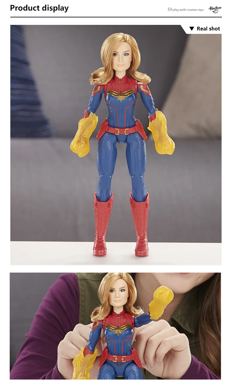 Hasbro Marvel Legends Капитан Marvel Movie игрушки Фигурки Мстителей Marvel Legends серия Женская космическая кукла супергероя