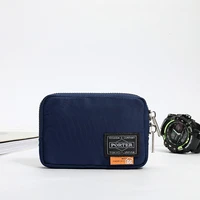 2021 japan luxury brand men nylon zipper wallet male casual small wallets coin card holder bag key case mini youth purse porter