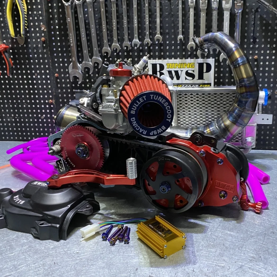 Двигатель куб. См DIO AF18 AF27 полностью чистая Настройка водяного охлаждения большой