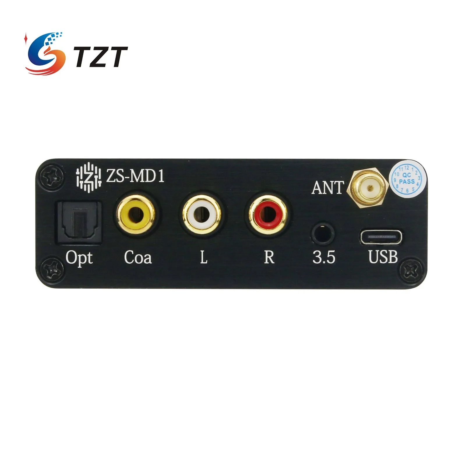 Цифровой плеер TZT ZS-MD1 HiFi DSD CSR8675 Bluetooth 5 0 DAC поддержка 384K 32 бит DSD256 (один ES9038Q2M) |
