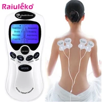 8 models englis electric herald tens acupuncture ems body massage digital therapy dual output machine for back neck foot care