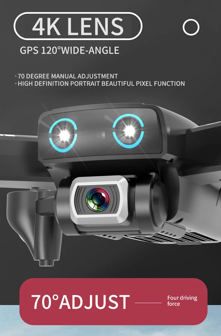 S167 5G Дрон GPS Радиоуправляемый квадрокоптер с камерой 4K wifi FPV Складной Летающий жесты фотографии вертолет для видеосъемки игрушки