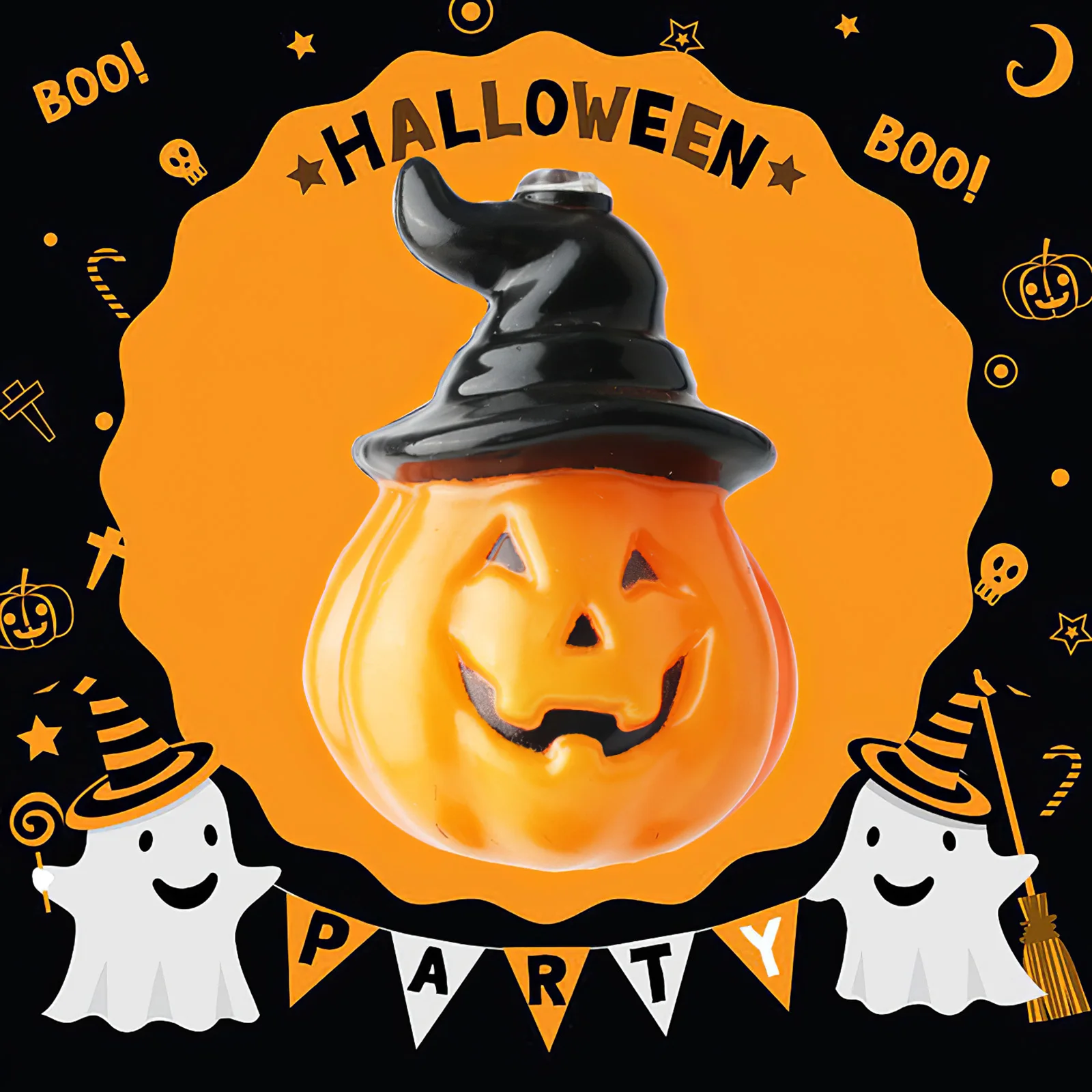 

Светодиодная гирсветильник в виде тыквы для Хэллоуина, Рождества, вечеринки, праздника, 3D фонари в виде тыквы светильник ящаяся лента на бат...