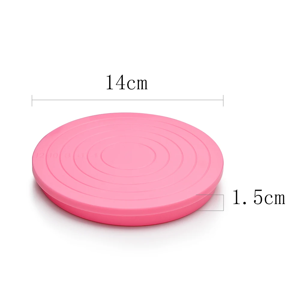 5 дюймов Вращающийся поворотный стол для торта украшения инструменты набор