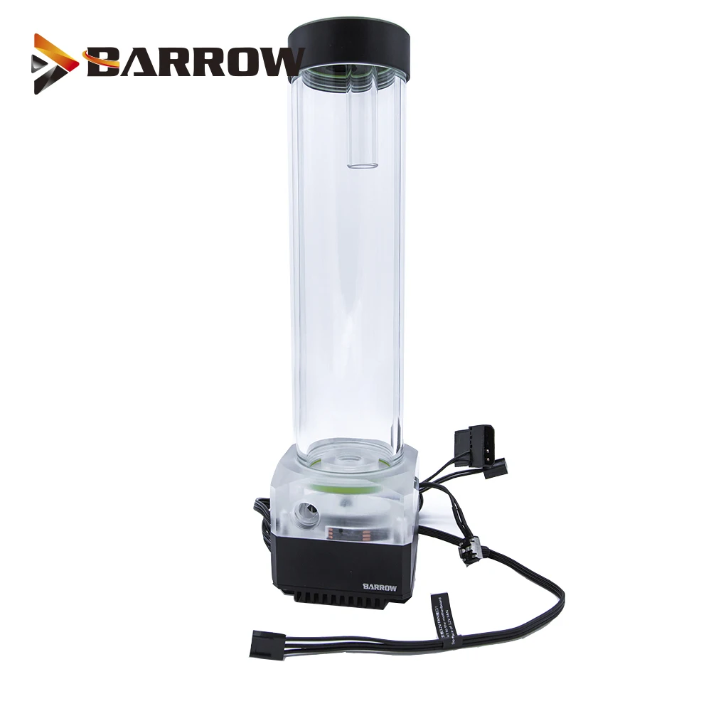 

Barrow DDC PWM Pump 17W Maximum Flow Lift 5.5 Meters 960L/H / DDC Combo Pump + Reservoir / Length 195mm 245mm / Coolant Tank RGB