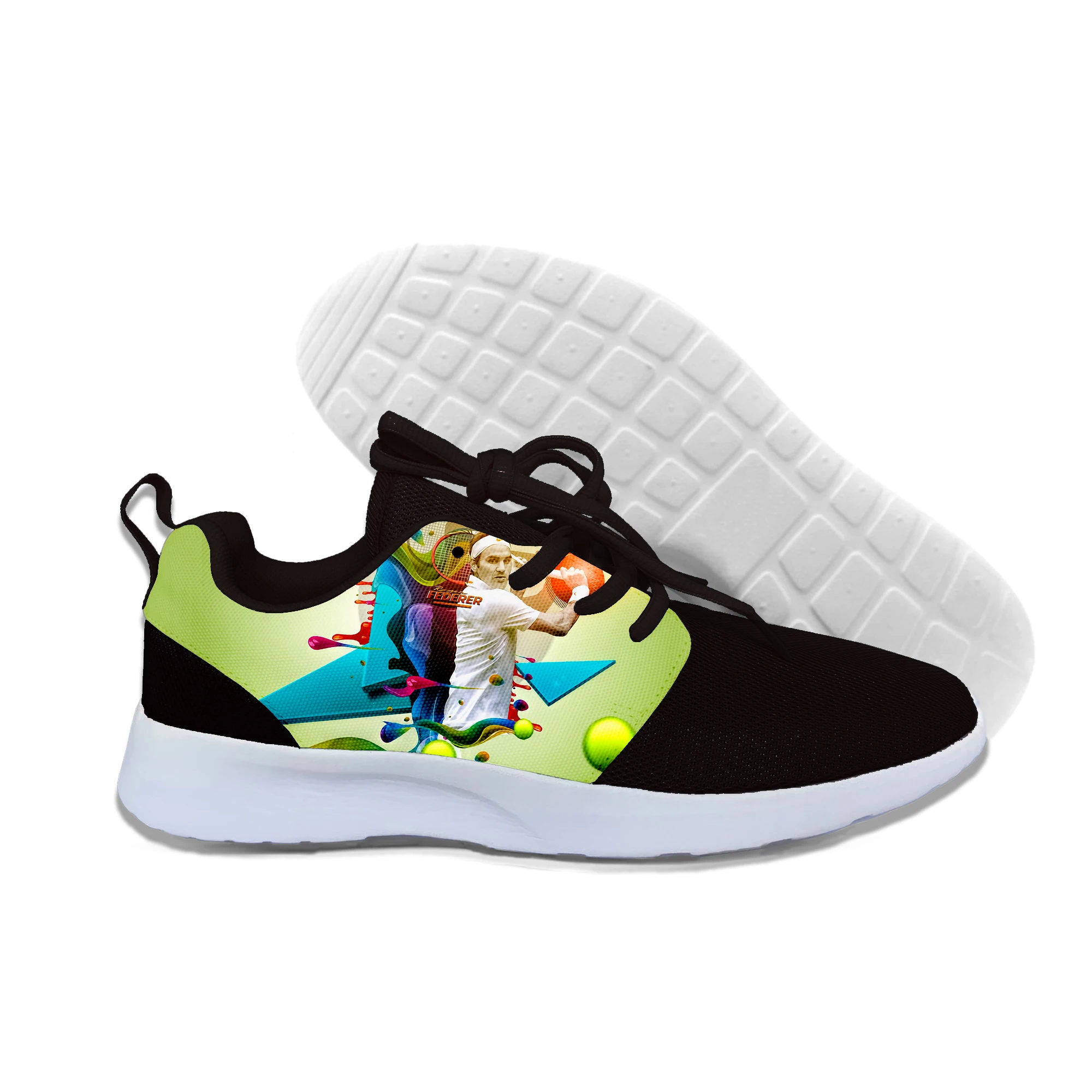 2019 Горячая Мода Роджер Федерер 3D повседневная обувь для мужчин/женщин высокого
