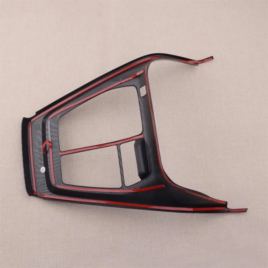 

CITALL Car Carbon Fiber Texture Gear Shift Panel Trims Cover LHD fit for Toyota RAV4 2020 2019