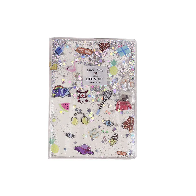 Синий Милый блокнот, планировщик, cuadernos escolares para el colegio planificador mensua diario de vida papeleria y oficina - Цвет: Синий