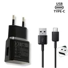 Сетевое зарядное устройство с кабелем типа C, 18 Вт, Quick Charge 3,0 для samsung A53, A71, s21, Xiaomi pocox3, Redmi 8, 9