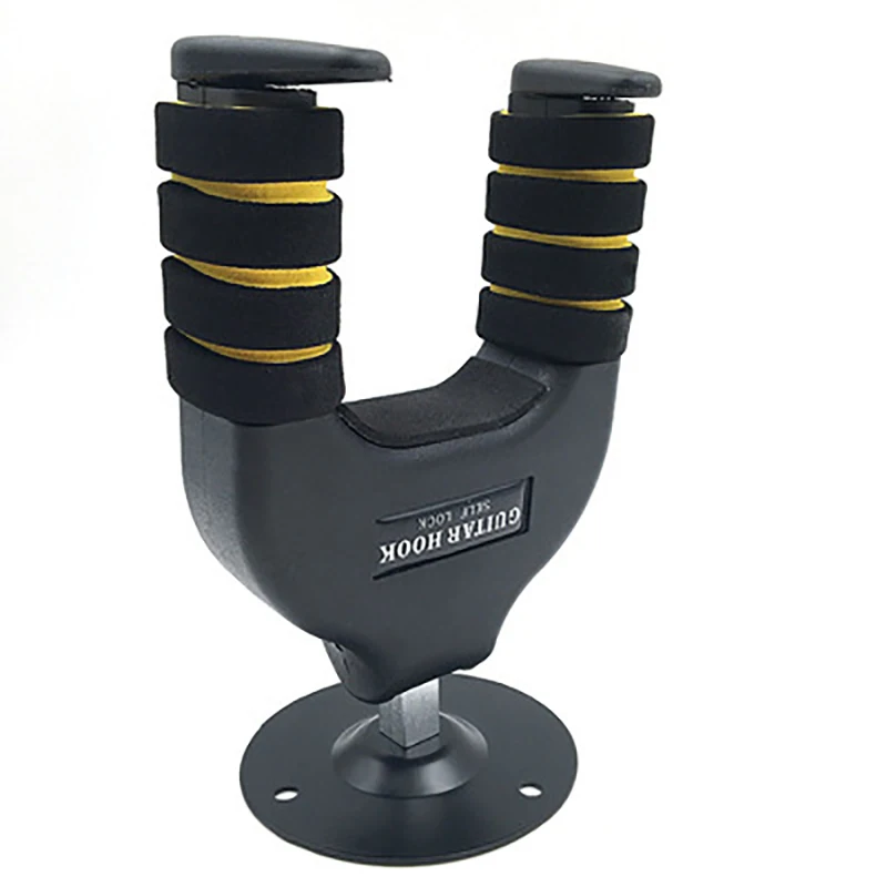 Guitar hook guitar gravity automatic lock electric wood piano rack hanger self accessories | Спорт и развлечения