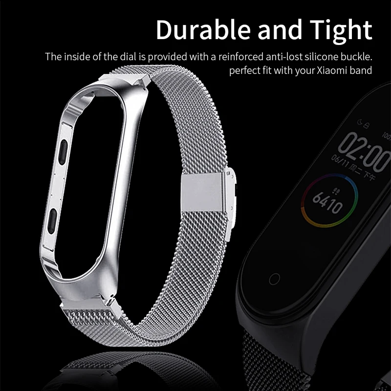 Ремешок на запястье аксессуары для браслетов сменный mi band металлический ремешок