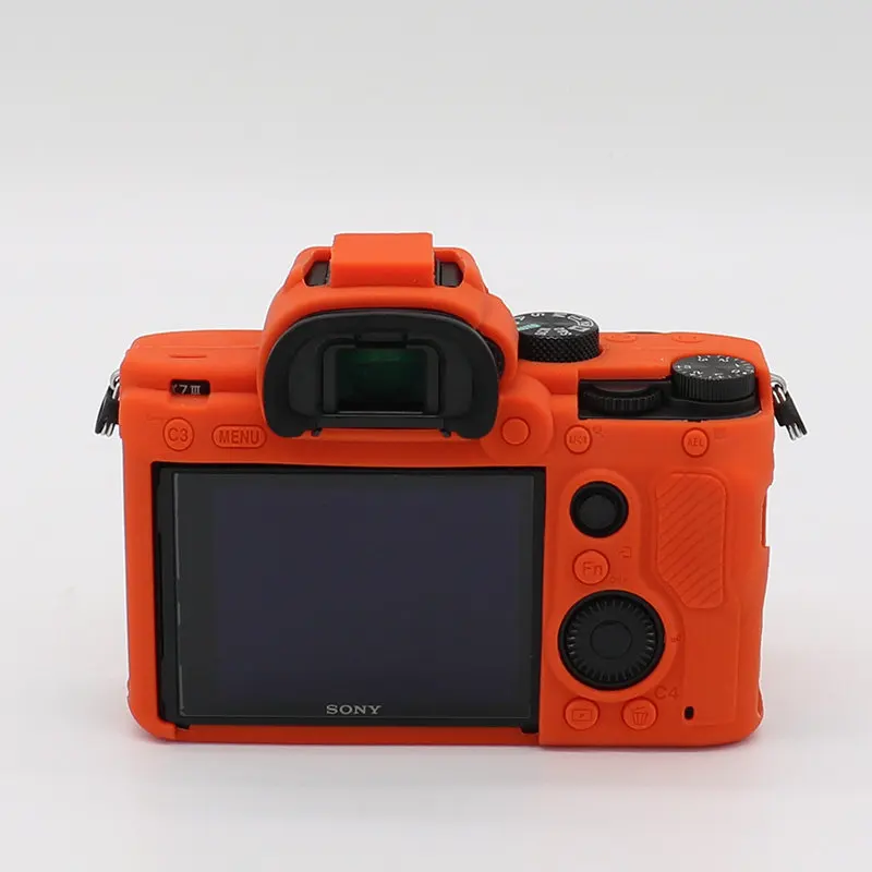 Силиконовая кожа брони чехол корпус протектор для sony A6300/A6400 A7R III/A7M3 A7RM3/A9 ILCE-9/A7R IV A7RM4/A7 II A7M2