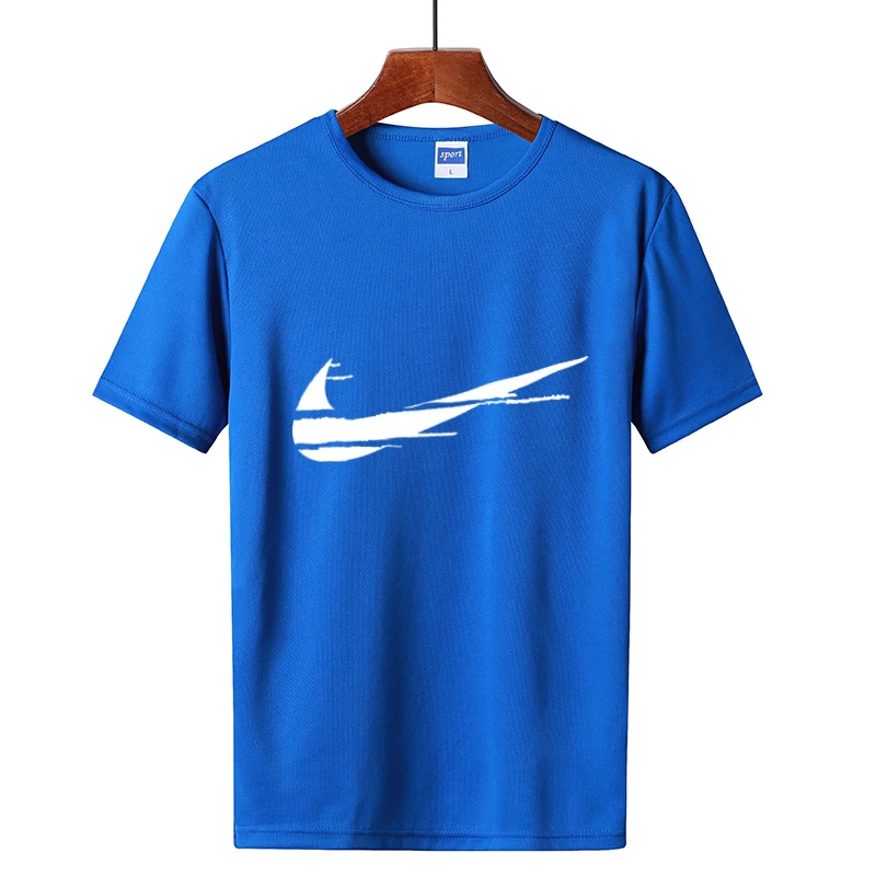 

Pure color breathable INIKE quick-drying clothes men's short-sleeved T-shirts men's ice silk tops summer casual T-shirts