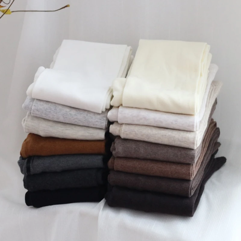 Зимние хлопковые кашемировые колготки женские осенне зимние теплые плотные