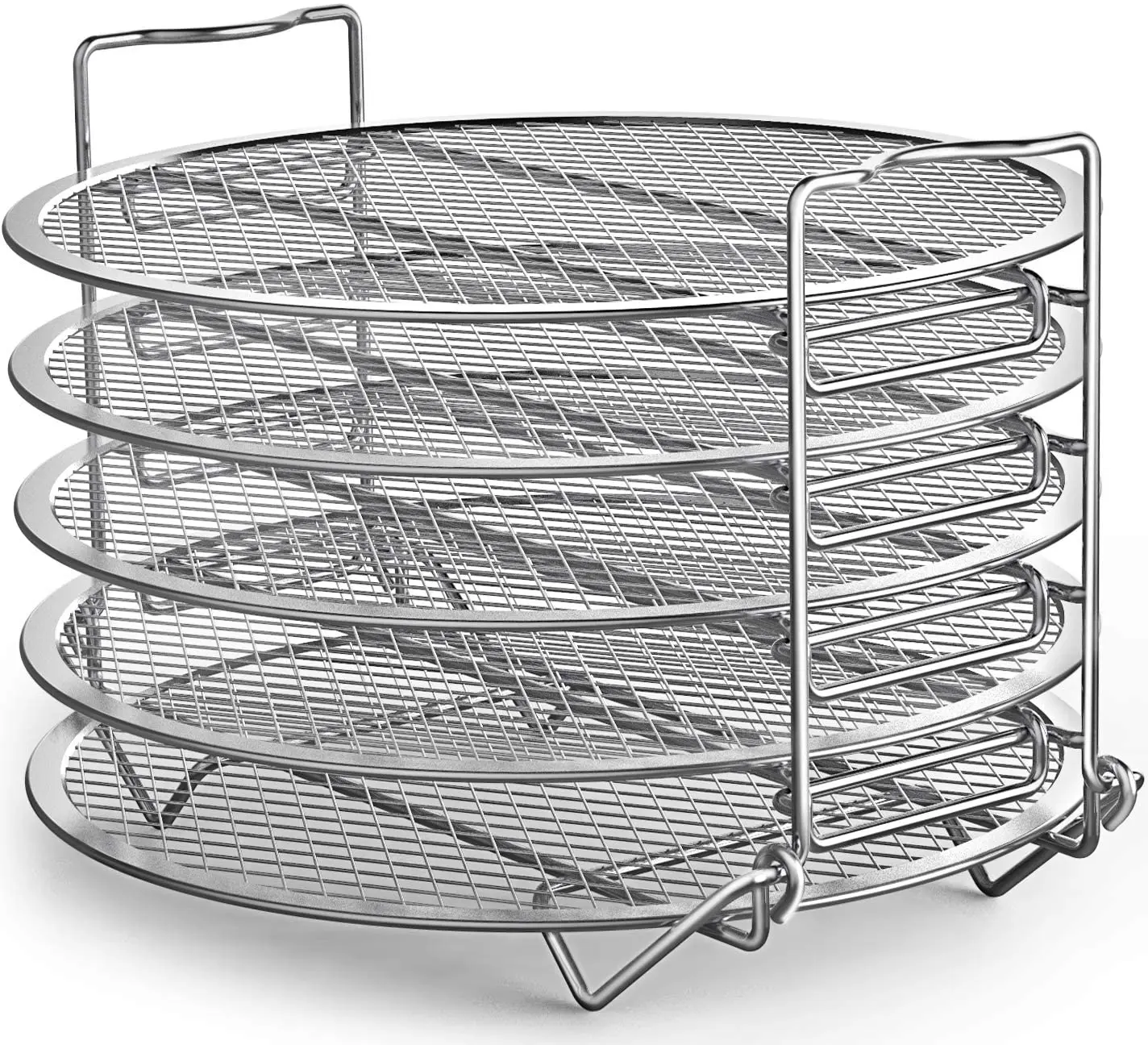 Goldlion Dehydrator Rack Stainless Steel Stand Accessories Compatible with Ninja Foodi Pressure Cooker and Air Fryer 6.5 and 8
