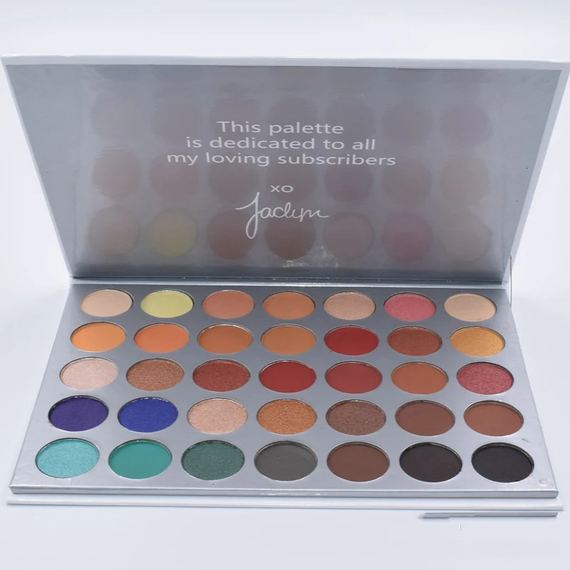 Новое поступление очаровательные тени для век 35 цветов Палитра Макияж матовые