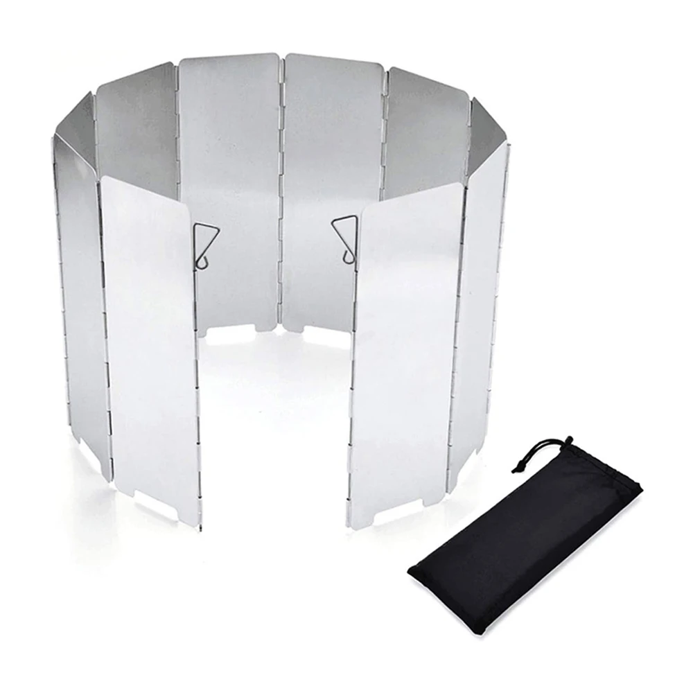Ветрозащитная плита 9/10 для газовой горелки ветрозащитный экран пикника кемпинга