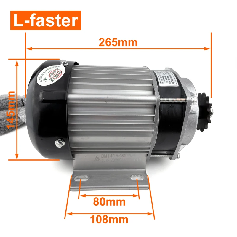 48V 750W Electric 3-Wheels Bicycle Geared Motor With 800W Brushless Controller And Pedal Control | Спорт и развлечения