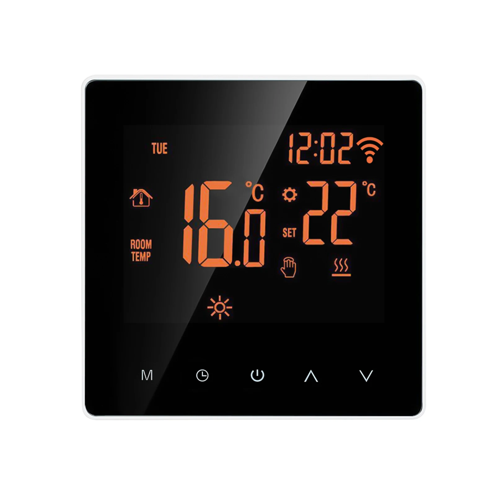 

Wi-Fi Smart Thermostat Digital Temperature Controller Tuya APP Control LCD DisplayTouch Screen Week Programmable Thermostat