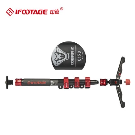 DIGITALFOTO ifootings COBRA 2 Портативный Профессиональный легкий монопод для камеры 120 см 150 см 180 см штатив из углеродного волокна для DSLR видео - Цвет: C150