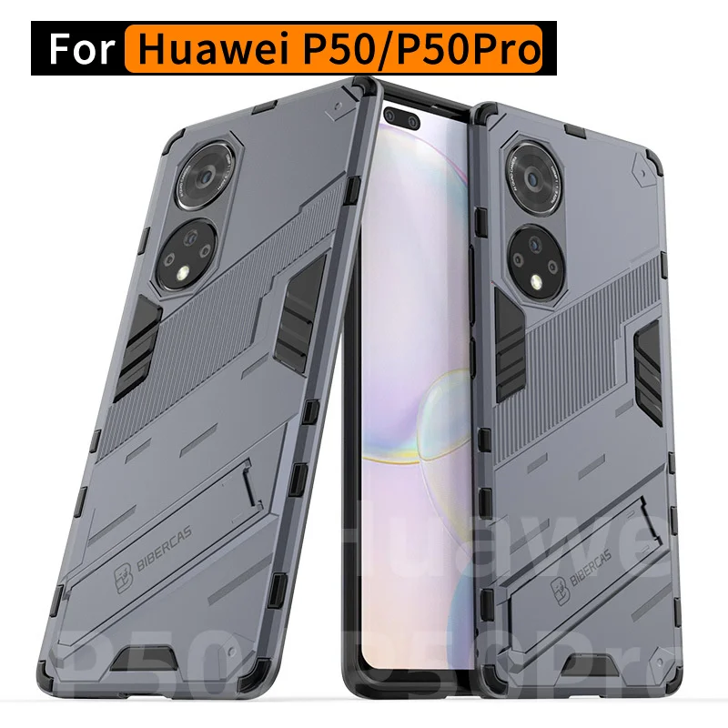

Чехол для Huawei P50 Pro, жесткий чехол с держателем для телефона Huawei P50