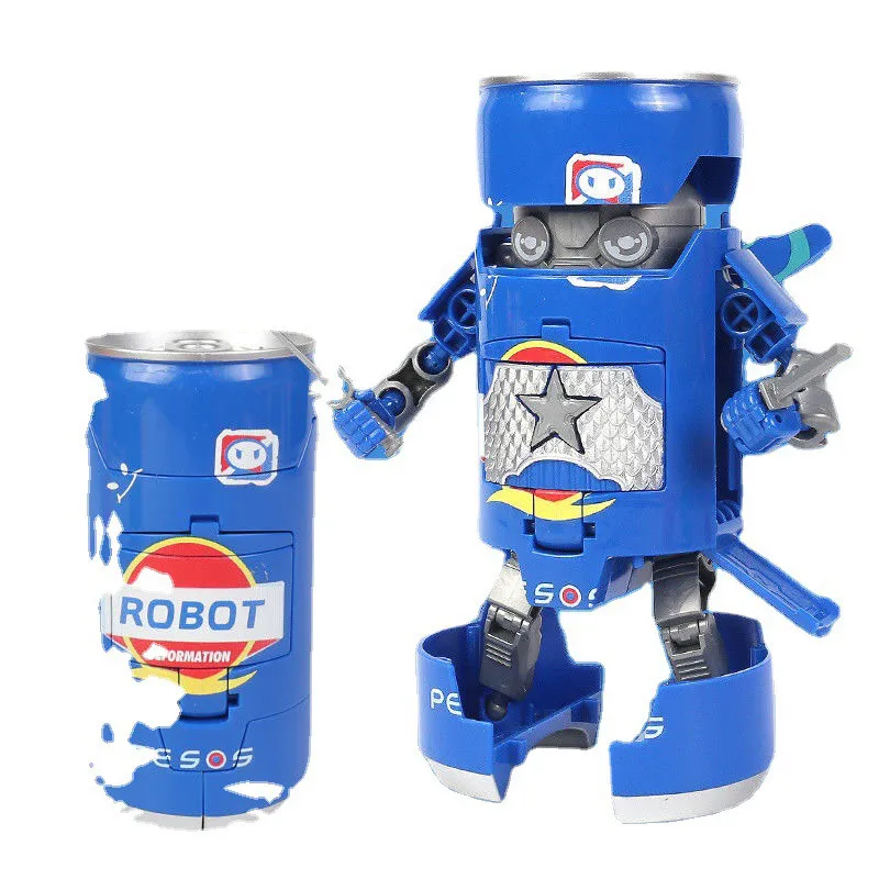 Творческий деформированный робот-сода органический напиток