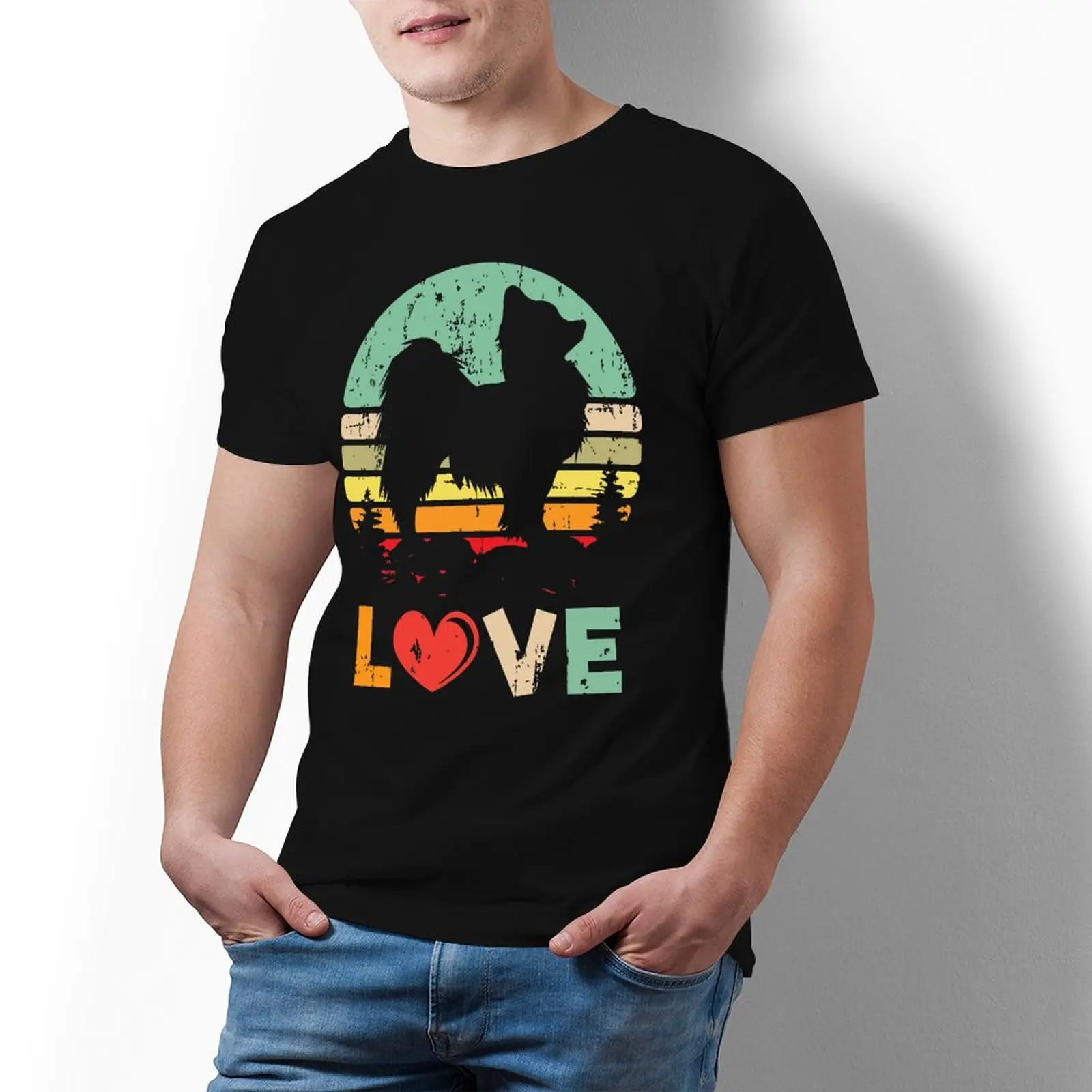 

Футболка мужская хлопковая с принтом и коротким рукавом, 5xl