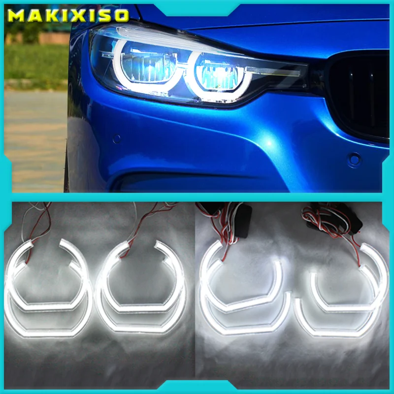 

For BMW 5 SERIES E39 525i 528i 530i 540i 1997-2003 DTM M4 Style Ultra bright led Angel Eyes DRL halo rings Retrofit Accessories