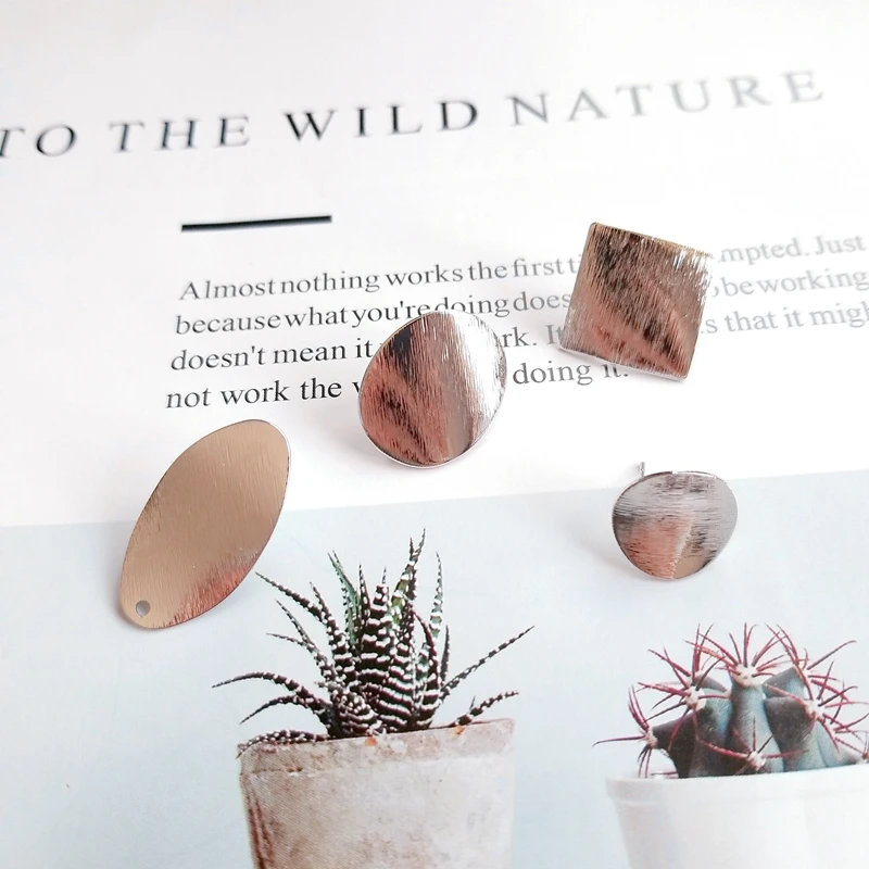 Цвет золота 18 К медь материал рисунок сердца круглые позитивные эллиптические