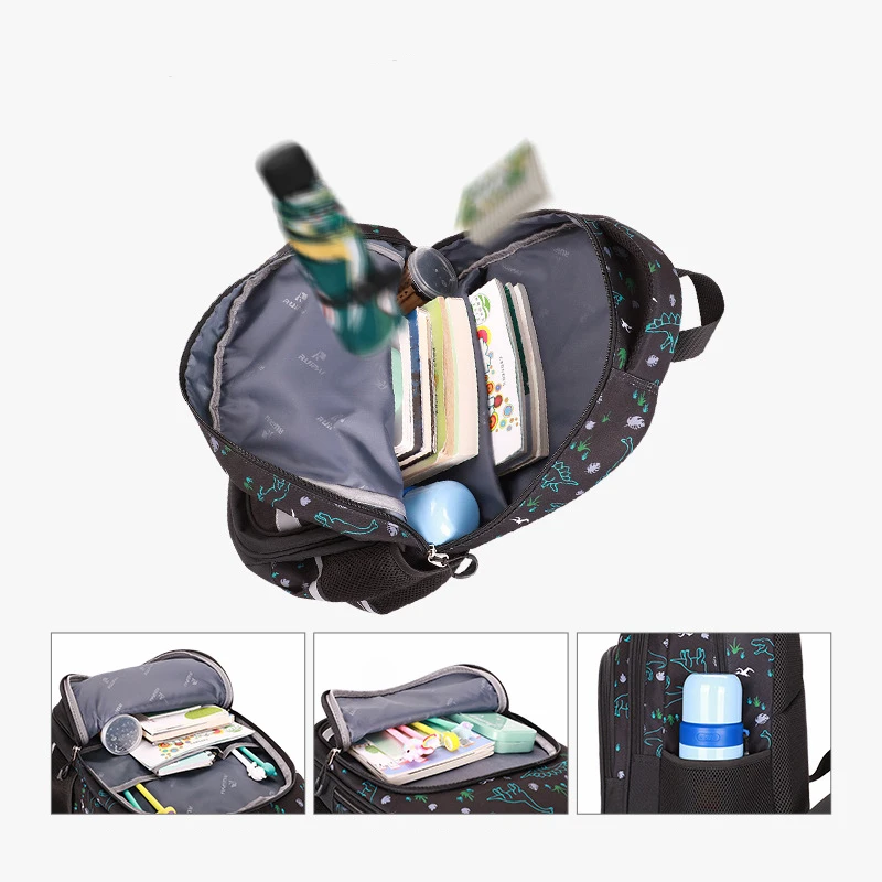 Primary Backpacks Girls School Anime Backpack Unicorn Dinosaur Shark School Bags for Boys Kids Bookbags Infantile Bags
