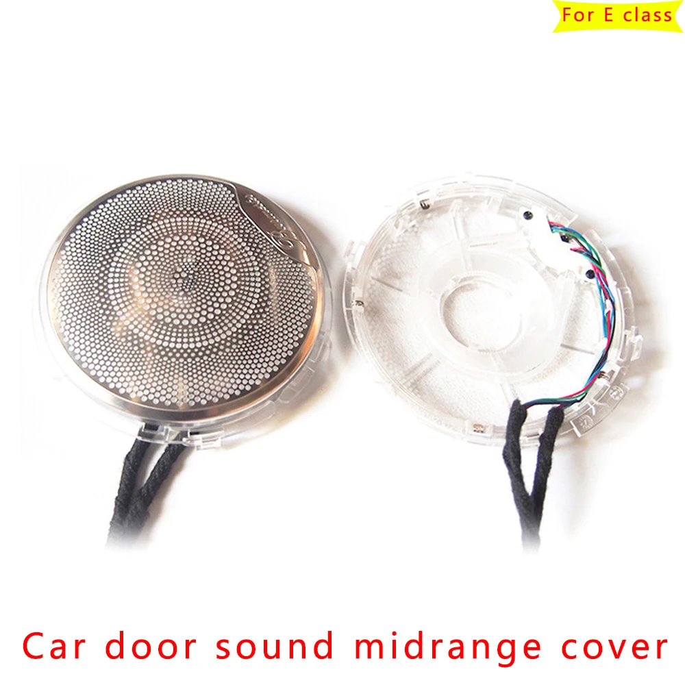

4 pcs Car door speaker cover Ambient Lights for W213 Mercedes benz E class 64 color 2017-2019 left right door panel treble cover